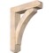 Ekena Millwork Thorton Craftsman Smooth Bracket w/ Offset Brace, Douglas Fir, 7 1/2"W x 32"D x 40"H BKT0806X32X40THR04SDF - alternate 1